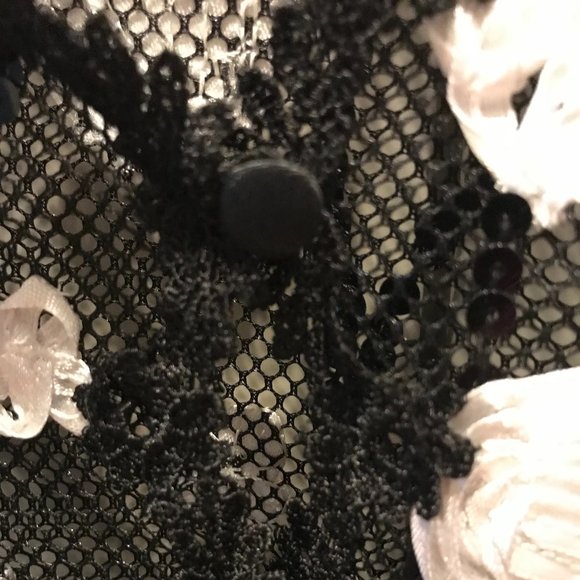 Lacy Sheer & Embellished Ladies Jacket - Picture 8 of 9